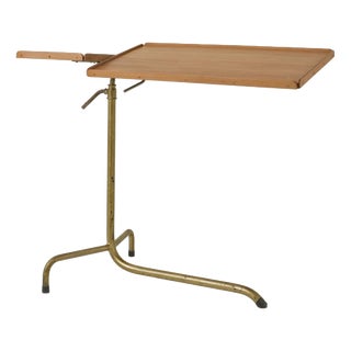 Height-Adjustable Side Table from Hausmann A.G., Switzerland, 1920s For Sale