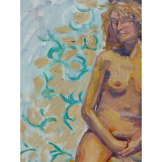 "Portrait of a French Blonde Nude" Contemporary Painting For Sale In Los Angeles - Image 6 of 7
