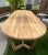 Mid-Century Modern Vintage Oval Teak Outdoor Dining Table For Sale - Image 3 of 5