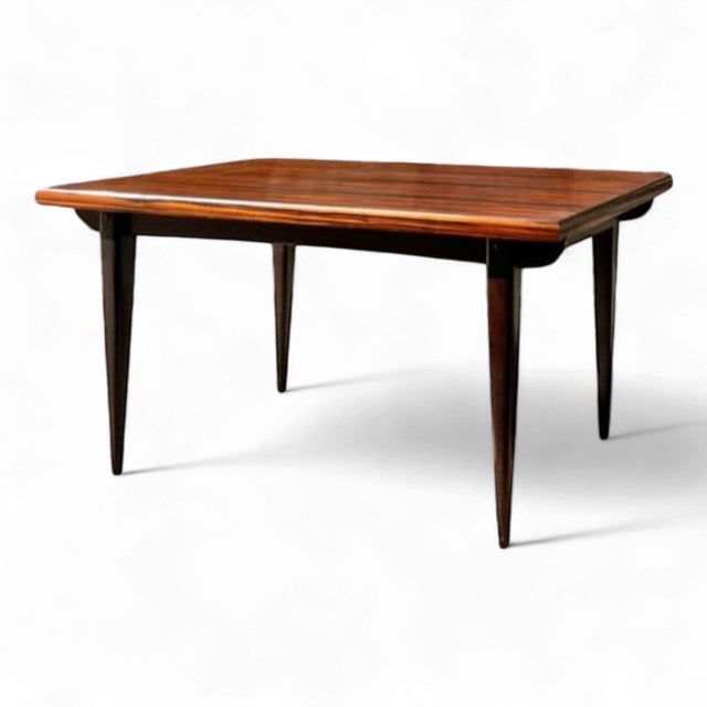 Extendable Table in Macassar Ebony, 1960s For Sale