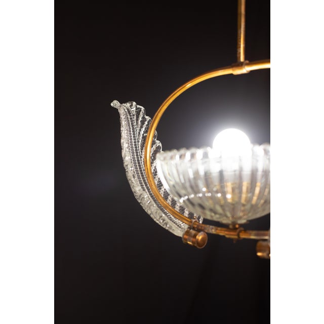 Barovier E Toso Pendant Light, 1940 For Sale - Image 10 of 12