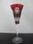 Shabby Chic Waterford Red Snowflake Crystals 9 3/8" Fluted Champagne Glass Set of 2 For Sale - Image 3 of 13