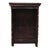 Antique Tibetan Floral Polychromed & Carved Rosewood Tea Cabinet C1890 For Sale - Image 15 of 15