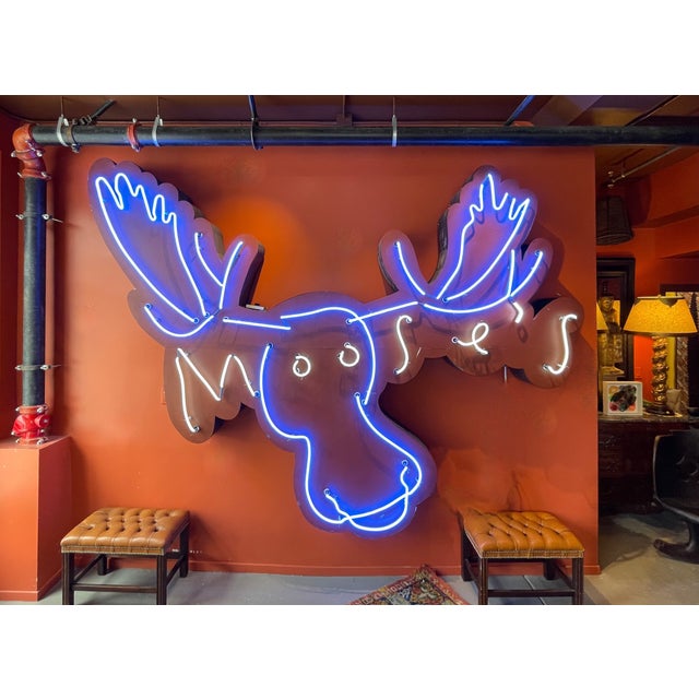 Vintage Neon Sign San Francisco Moose's Restaurant Chairish