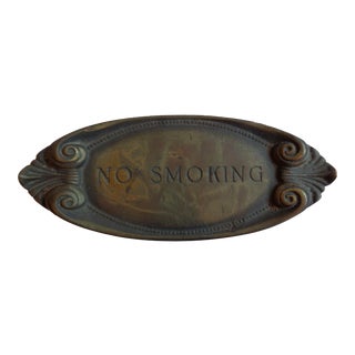 Vintage Bed & Breakfast Cape May 'No Smoking' Sign For Sale