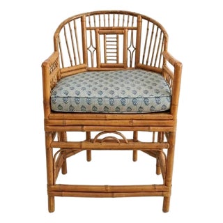 Pair Chinese Export Bamboo Armchairs For Sale
