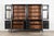 Circa 1880 monumental 19thc french ebonised fruitwood housekeepers cupboard together w234.5 x d52.5 x h193.5 cm base...