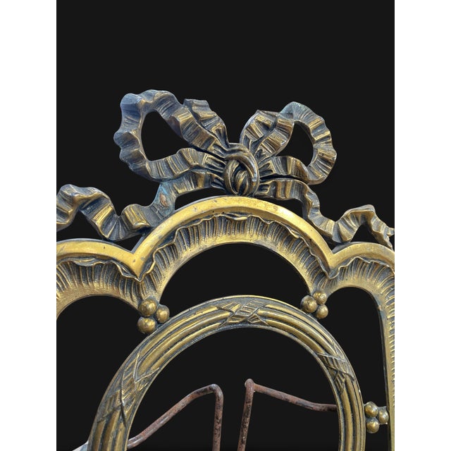 Large Gilt Bronze Photo Frame, France, 1800s For Sale - Image 6 of 13