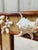 Brown Vintage Rattan and Shell Mirror For Sale - Image 8 of 9
