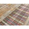 Early 20th Century 1920s Multicolor Stripe Antique American Shaker Rag Rug 3' X 26' Flatweave Cotton Wool Carpet For Sale - Image 5 of 5