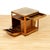 1950s Art Deco Revival Walnut Dry Bar Cart Side Table by Incorporall For Sale - Image 9 of 17