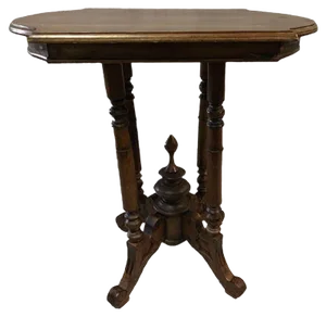 Antique French Mahogany Side Table