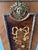 Antique Italian Louis XV Style Marquetry & Bronze Pedestal Clock - C. 1920 (2-Piece Set) For Sale - Image 15 of 15