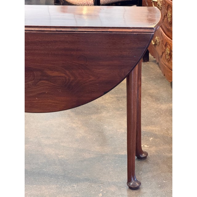 Wood Early 19th Century George III Mahogany Drop-Leaf Table For Sale - Image 7 of 12