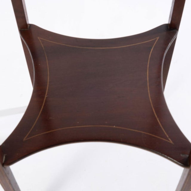 Inlaid Mahogany Shaving Stand For Sale - Image 4 of 13