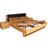 Flavo Bed with Bedside Tables in Brown and Black Wood from Hülsta For Sale - Image 5 of 16