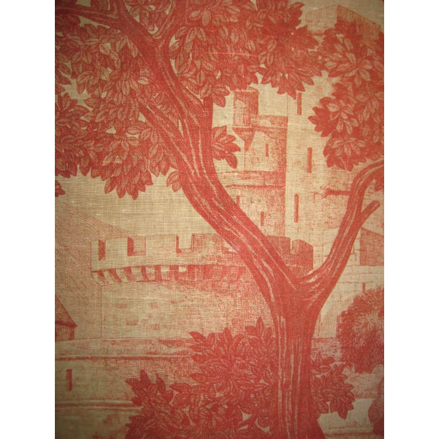 French Toile Wall Hanging Tapestry Harbor Scene 18 Century For Sale - Image 13 of 16