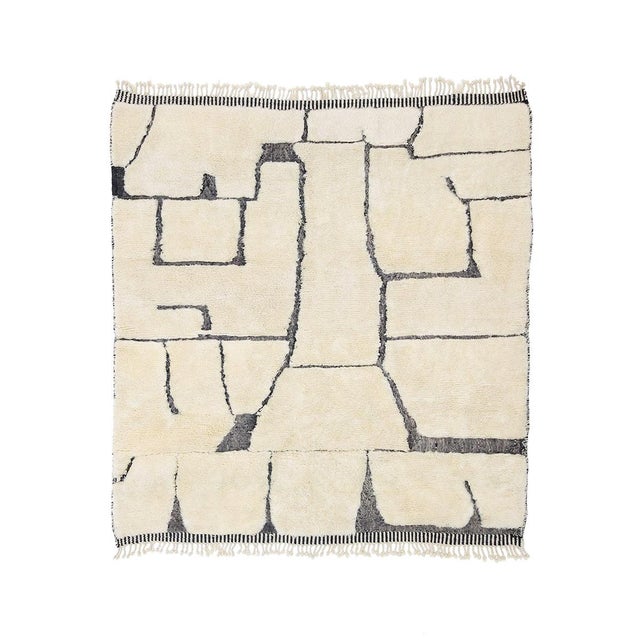 Hand-Knotted Wool Rug by Azele Studio For Sale - Image 9 of 9