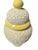Yellow Vintage Fat Lava Styled Textured Ceramic Ginger Jar. For Sale - Image 8 of 12