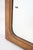 Wall Mirror with Warm Wooden Frame and Carved Crest, 1920s For Sale - Image 4 of 8