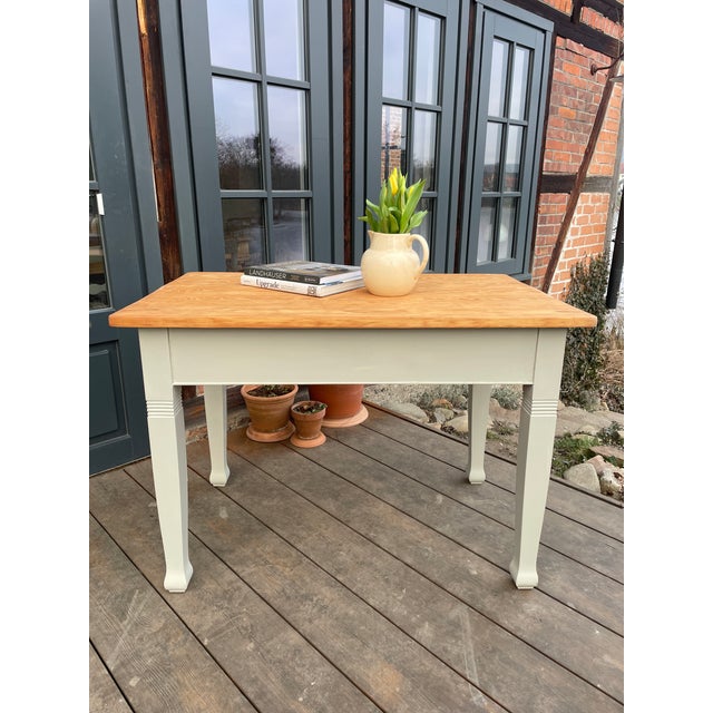 Antique Table in Fir, 1890s For Sale - Image 12 of 15