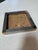 Vintage Cork and Metal Tray With Brass Corner Accents For Sale - Image 4 of 7