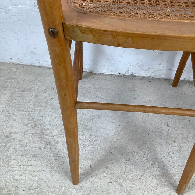 Antique Ribbon & Garland Caned Seat Side Chairs – Pair For Sale - Image 9 of 18