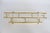 Vintage Brass Plated Coat and Hat Rack Wall Mounted For Sale - Image 4 of 6