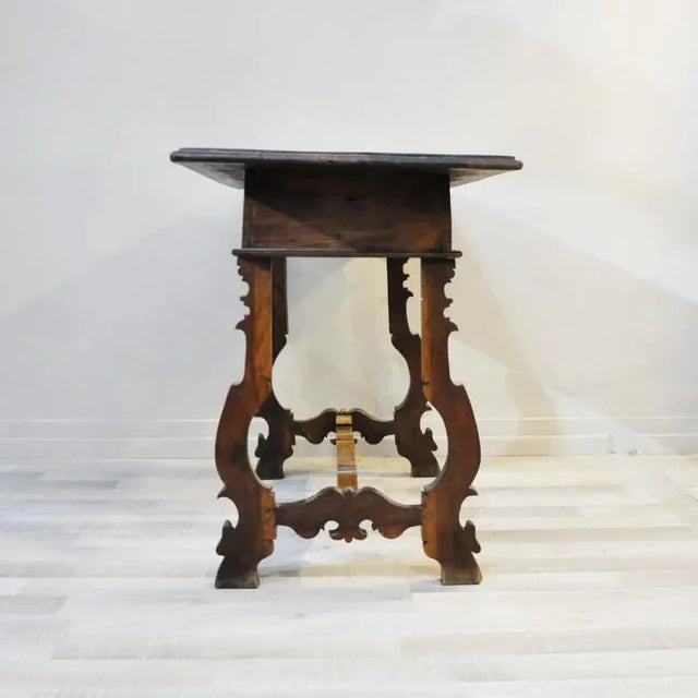 Antique Walnut Desk, 1800s For Sale - Image 4 of 6