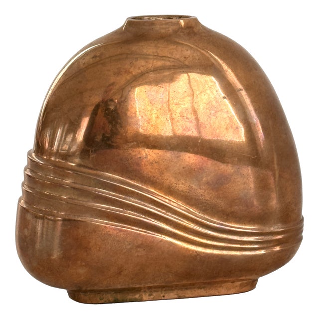 Bronze Vase by Esa Fedrigolli, Italy, 1970s For Sale