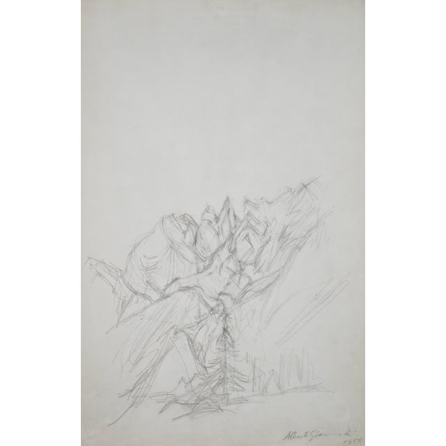 Alberto Giacometti, Landscape, 1963, Original Lithograph For Sale - Image 9 of 9