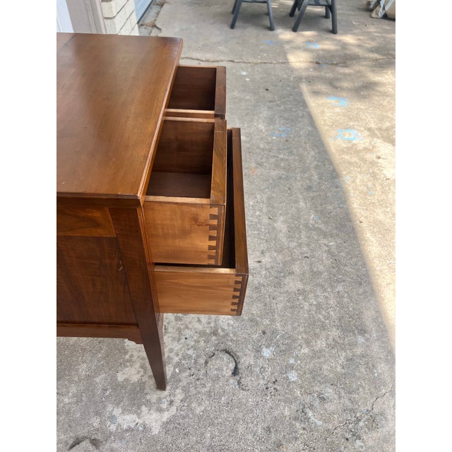French 19th Century Louis XVI Solid Walnut Chest of Drawers For Sale - Image 10 of 12