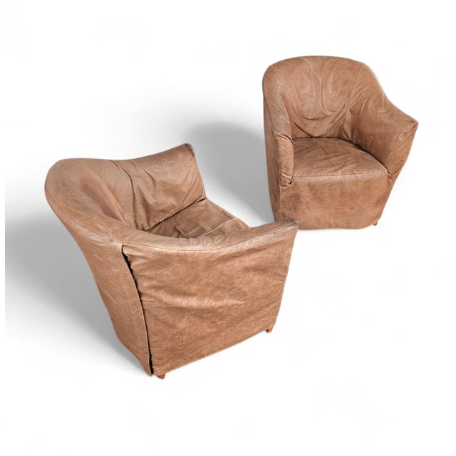 Wood Doralice Lounge Chairs by Antonio Citterio, 1980s, Set of 2 For Sale - Image 7 of 16