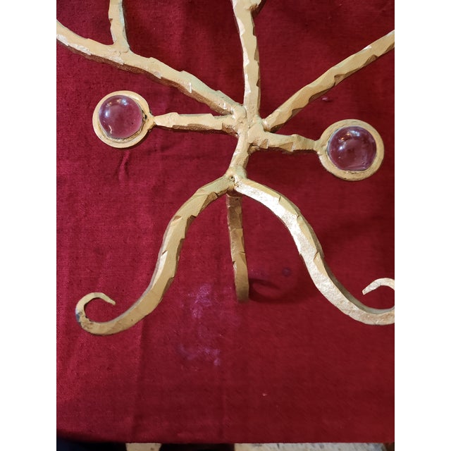Brutalist Brutalist Sculptural Candelabra, 1980s For Sale - Image 3 of 7