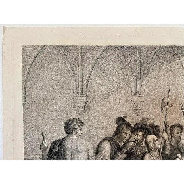 Late 18th Century Antique 1798 Shakespeare Engraving by Thomas Ryder – Henry Iv, Falstaff, Large Boydell Print For Sale - Image 5 of 13