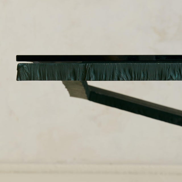 French Fleur De Fer Coffee Table Attributed to Maurice Barilone for Roche Bobois For Sale - Image 11 of 18