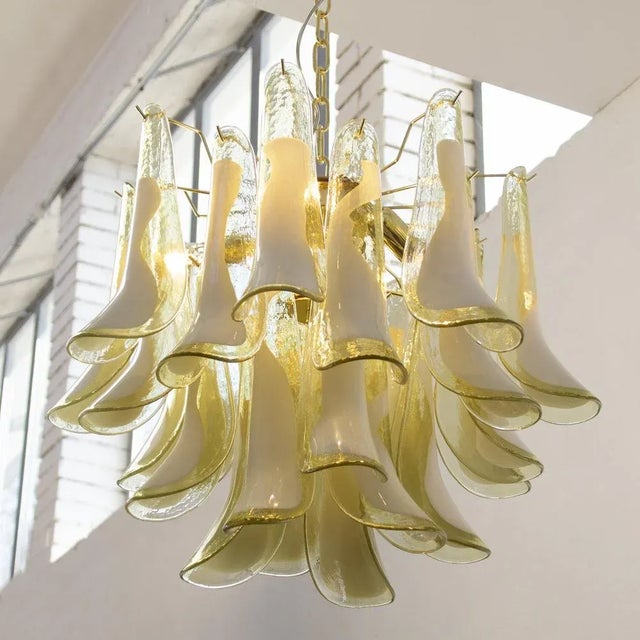 Petal Suspension Lamp in Murano Glass, Italy, 1990s For Sale - Image 11 of 13