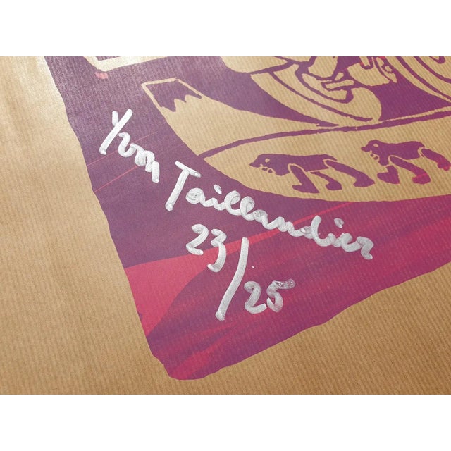 YVON TAILLANDIER "Automachie violet" 2018 For Sale - Image 4 of 5