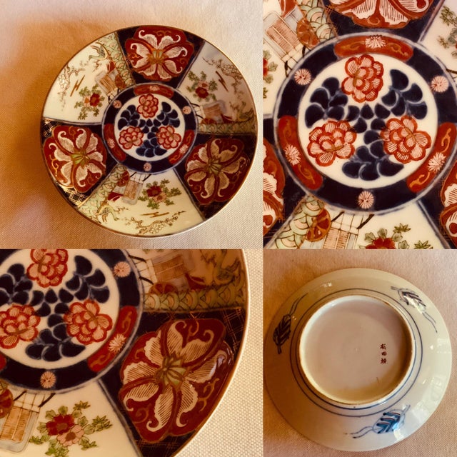 A Collector's Dream: Six Exquisite Hand-Painted Imari Plates Sourced from Paris Discover the timeless beauty of authentic...