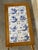 Vintage Danish Oak Bar Cart Tea Trolley With Blue & White Tile Top For Sale In Los Angeles - Image 6 of 10