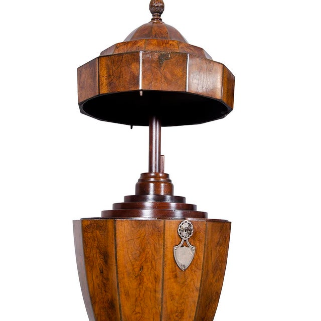 Pair of Regency Mahogany Knife Urns For Sale - Image 10 of 13