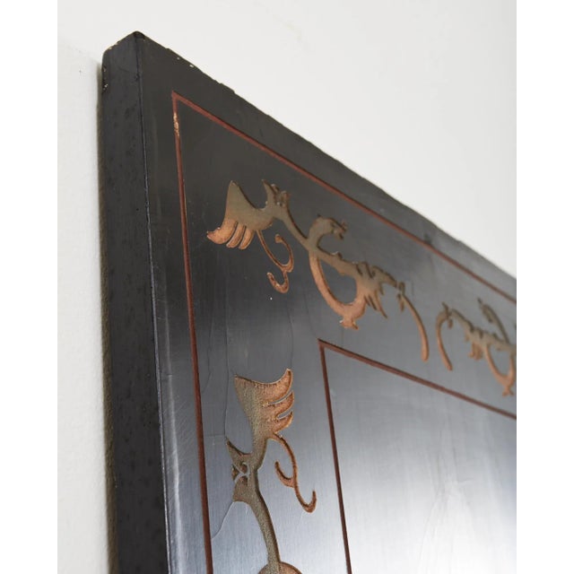 Chinese Export Four Panel Coromandel Dream of the Red Chamber For Sale - Image 10 of 12