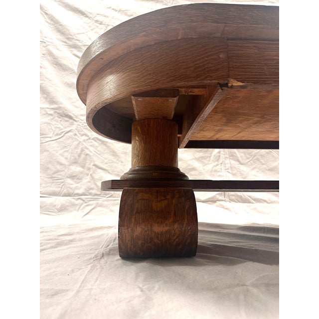 Early 20th Century Quarter Sawn Oak Coffee Table Chairish