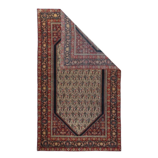 Traditional Antique Farahan Sarouk Rug 3'10'' x 6'7'' For Sale - Image 3 of 10