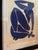 Plastic Matisse Postcard Prints From the Blue Nudes Series Circa 1952 Framed Matted Signed in Plate For Sale - Image 7 of 10