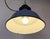 Industrial Blue Enamel Factory Lamp with Cast Iron Top, 1960s For Sale - Image 11 of 18