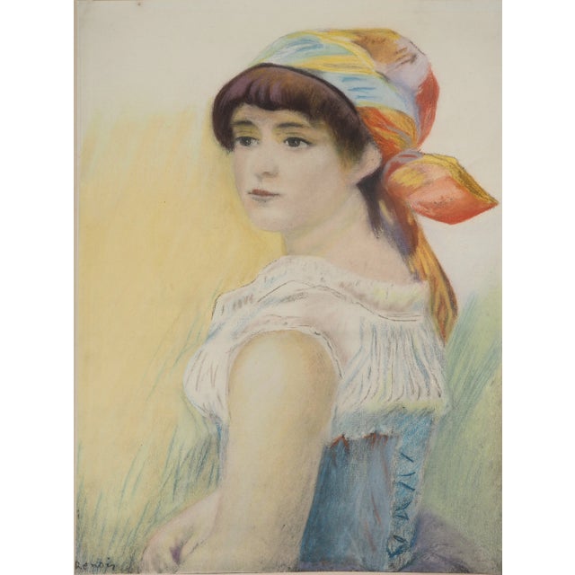 Pierre-Auguste Renoir, The Young Woman with the Colorful Scarf, Lithograph For Sale - Image 6 of 6