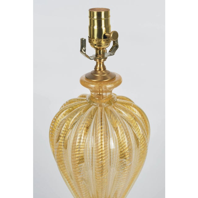 Murano Glass Lamp by Barovier & Toso | Chairish