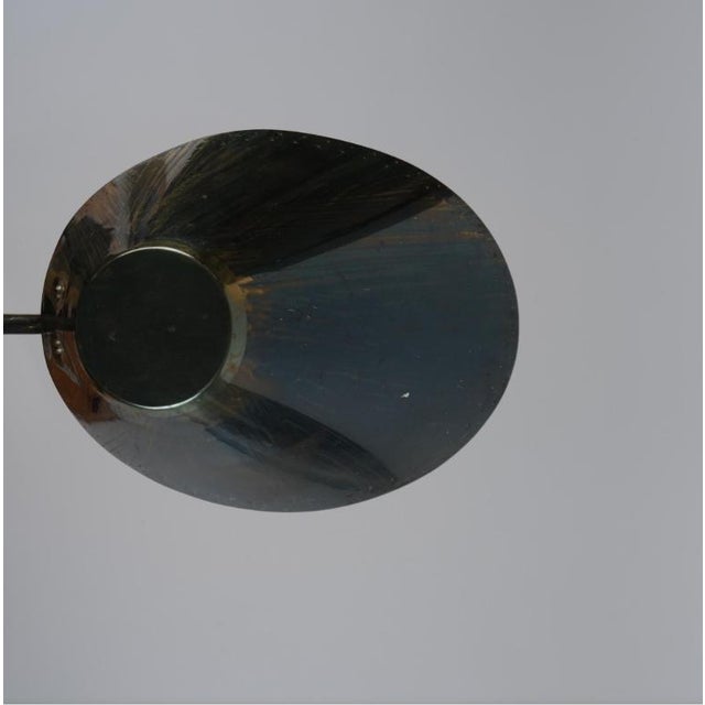 1950s Paavo Tynell Finnair Commissioned Table Mounted Brass Lamp For Sale - Image 11 of 12