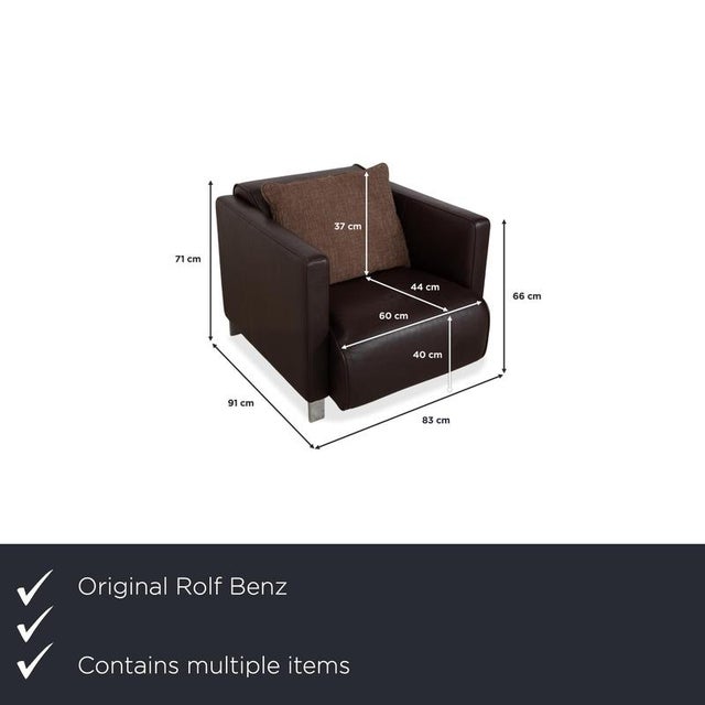 Rolf Benz 6300 Armchair: Your Personal Retreat. This armchair is the epitome of masculine elegance and comfort. It doesn't...